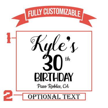 Personalized Birthday Beer Glasses | Birthday Gifts For Him